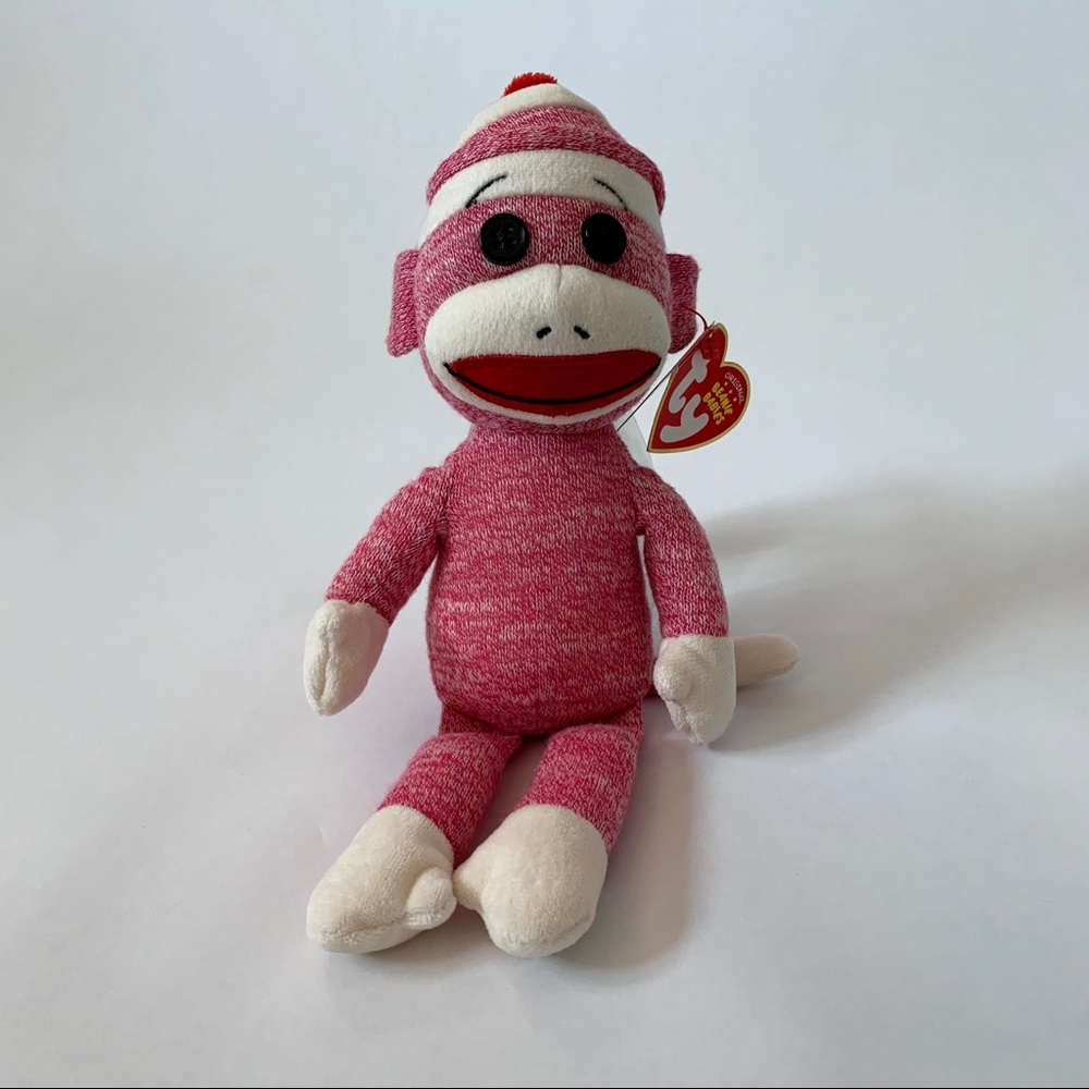 Ty Beanie Babies Socks the Monkey